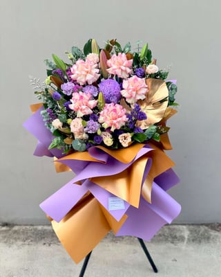 Grand Opening Lavender Flower Stand