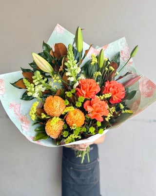 Orange Crush Flower Bouquet