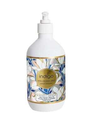 Organic Olive Oil Hand and Body Wash in Peach Blossom
