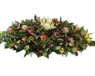Native Flower Casket Spray