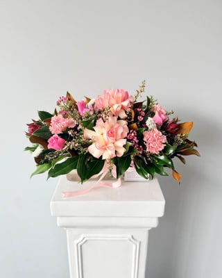 Adorable Pink Flower Vase