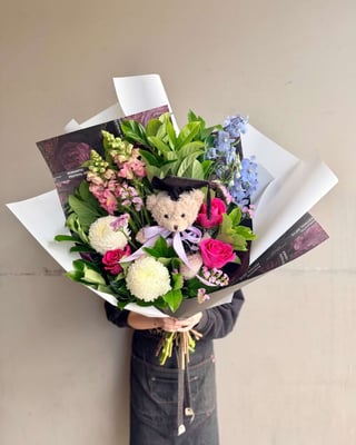 Adorable Graduation Flower Bouquet