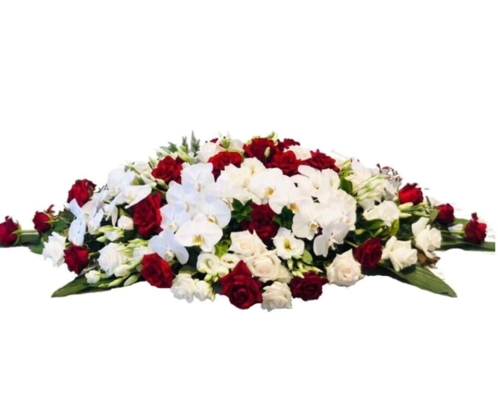 Luxury Flower Casket Cover 
