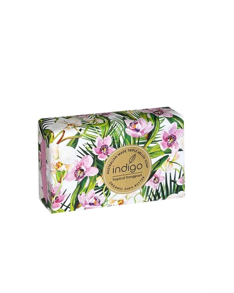 Organic Shea Butter Soap in Purple And White Orchids
