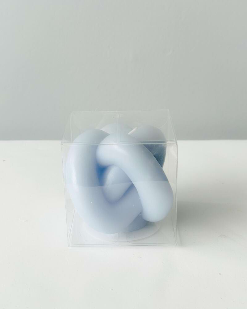 Twist Blue Candle