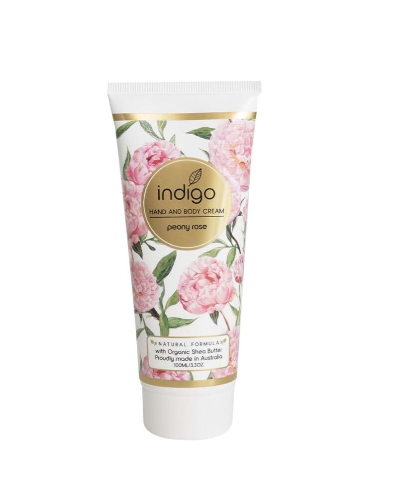 Organic Shea Butter Hand and Body Cream Peony Rose