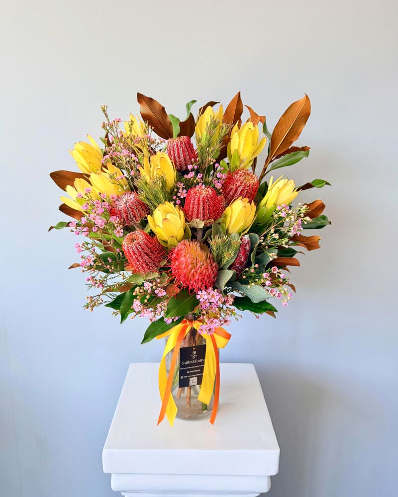 Wild Native Flowers In Vase