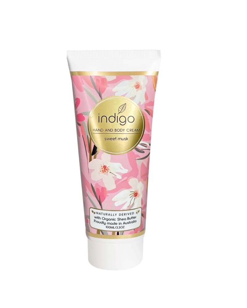 Organic Shea Butter Hand and Body Cream in Pink Floral