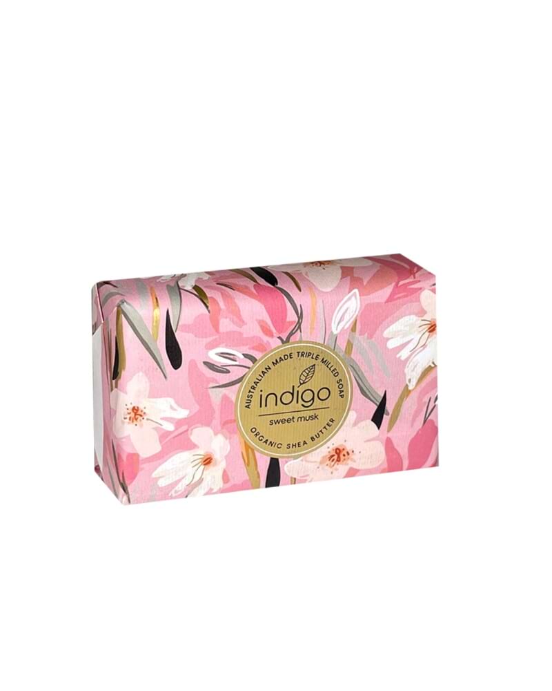 Organic Shea Butter Soap in Pink Floral