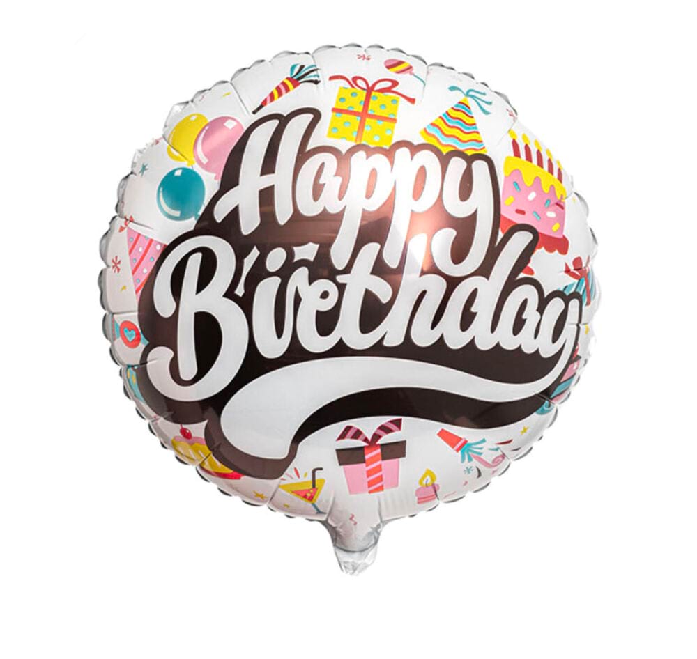 Helium Foil Balloon- Happy Birthday Sweet Gift