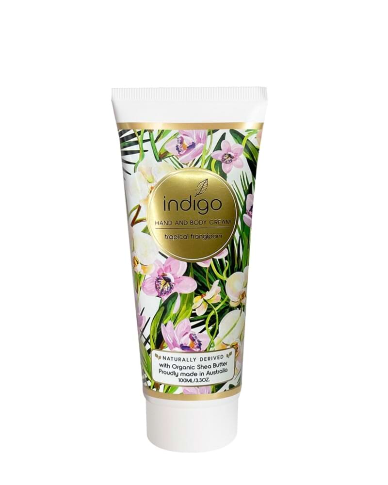 Organic Shea Butter Hand and Body Cream in Purple And White Orchids