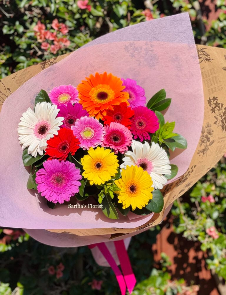 Colourful Gerbera Flower Bouquet