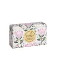 Organic Shea Butter Soap Manuka Honey & Goatsmilk – Pink Protea Pattern